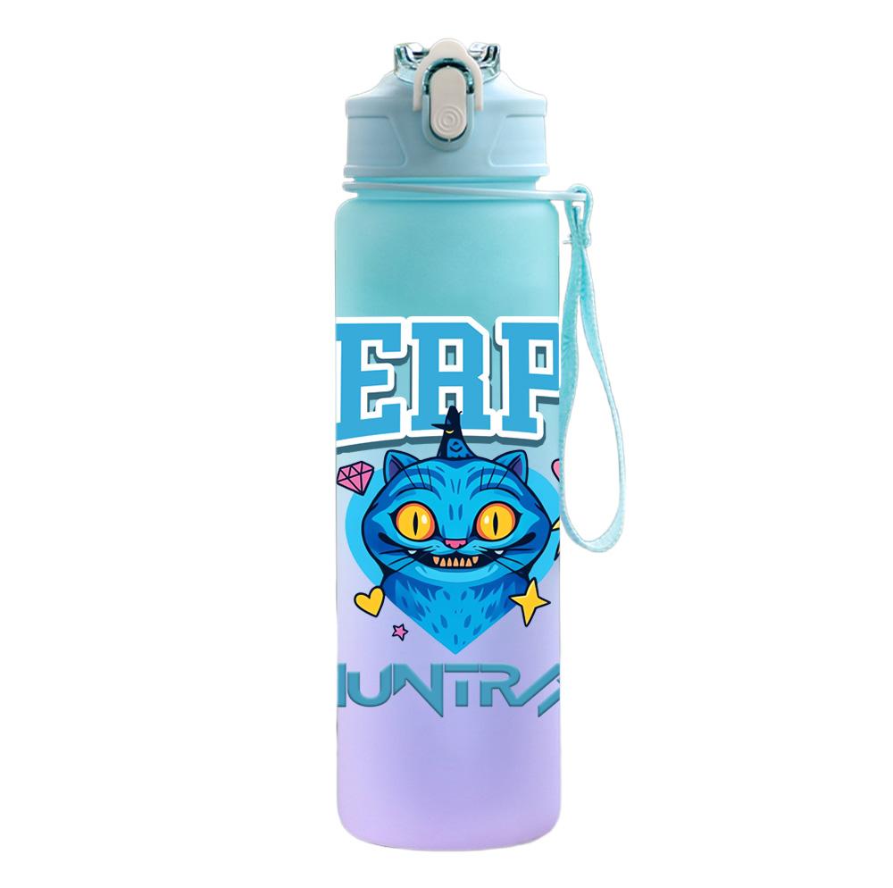 750ml Wasserflasche K-Pop Demon Hunters Bedruckt Große Kapazität Trinkbecher Tragbar Outdoor Sport Wasserbecher Kinder Kinder Geschenk