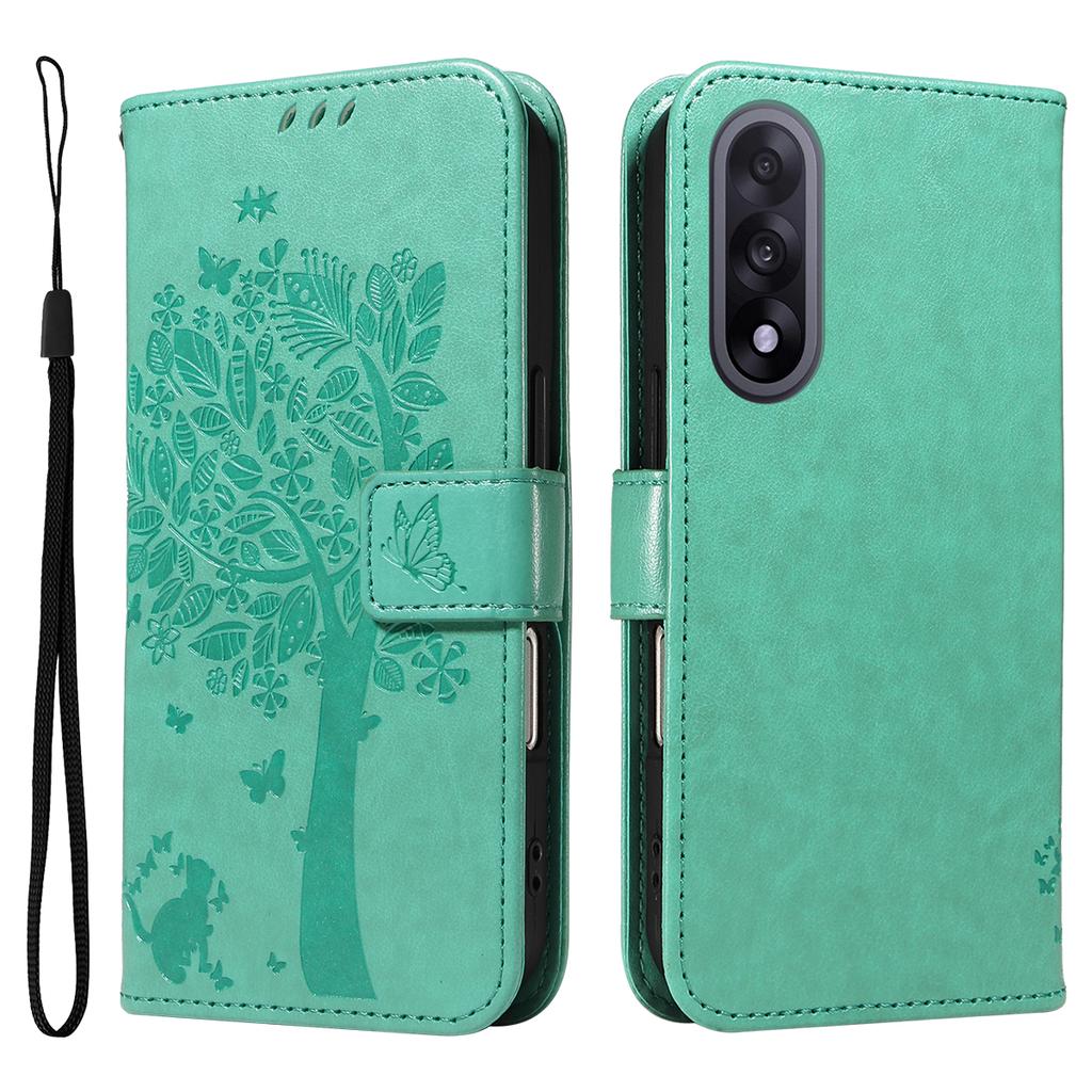 For OnePlus Nord 5 5G/OnePlus Ace 5 Ultra 5G Phone Case with Stand Cat Tree Pattern Leather Wallet Mobile Cover