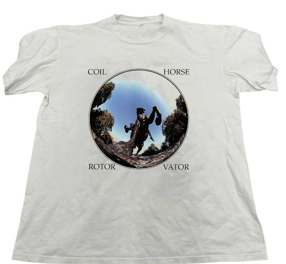 

NEW Coil Horse Rotorvator White Full Size S-5XL AD431 Unisex T-Shirt Graphic Tee S