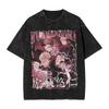 Gojo Satoru Anime Jujutsu Kaisen Camiseta de Verano Harajuku Hombre Algodón Fitness Vintage Calle Oversize Mujer Manga Corta
