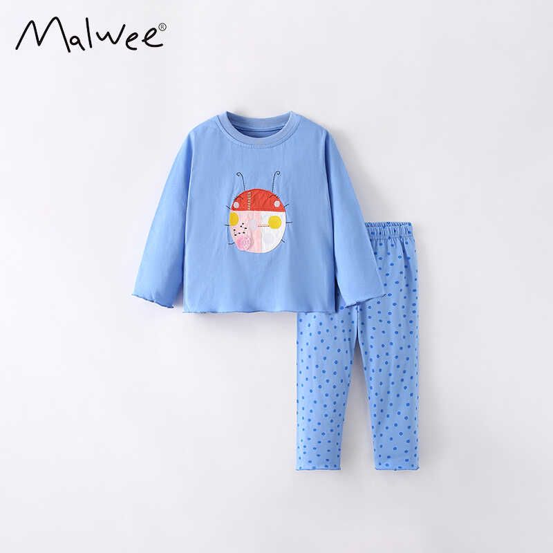 Girl Suit Spring & Fall New Arrival Fashionable Cartoon Fashion Children's Long Sleeve Top Pants Little Girl Pure Cotton Two-piece Set