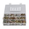 265Pcs Threaded Inserts Nuts Assortment Tool Kit Zinc Alloy Furniture Bolt for Pine Wood Plywood M4 M5 M6 M8 M10