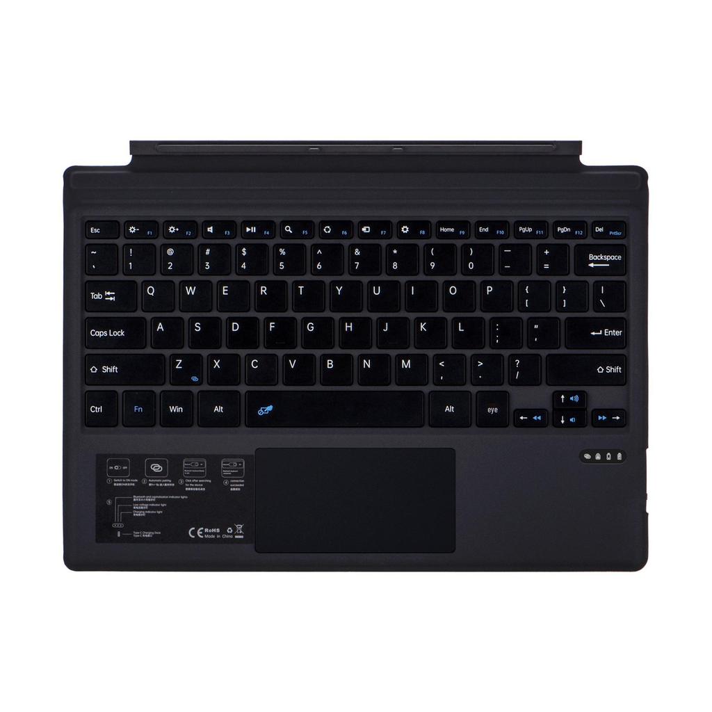 Magnetic Detachable Slim Bluetooth Keyboard with Touchpad for Microsoft Surface Pro 3-7