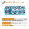 12/20/40Pcs Tap and Die Set Hand Tools Metric Tap and Die Set M3-M12 Screw Thread Tap & Die Thread Tools Set