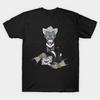 Men Black Print T-shirt The Mad Father No-Cut Transfer Paper Print Cotton Tshirt