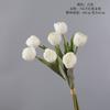 Simulation 7-Kopf Gebrannter Rand Tulpe Heimdeko Hotel Esstisch Fensterbank Dekoration Projekt Bonsai Hochzeit Kunstblumen