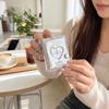 Silver Glossy Mini Photo Album Clear Pocket Album Keychain Book Bag Pendant ID Photo Storage