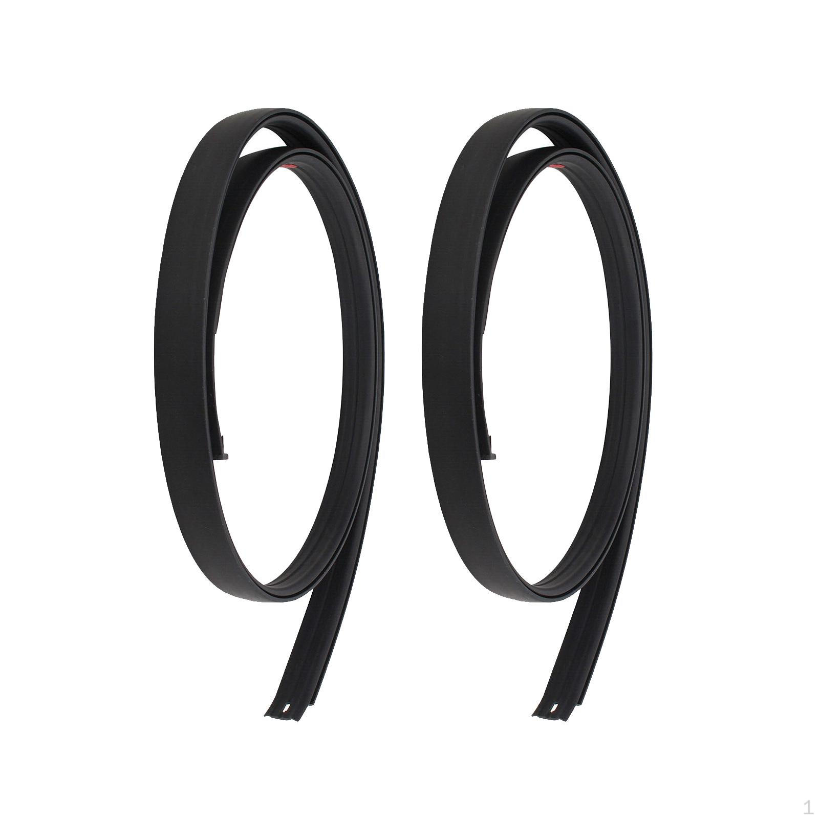 

2Pcs Roof Molding Drip Weatherstrip Left and Right Professional Black for CrewMax Good Performance