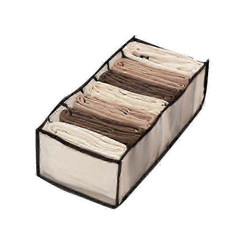 Clothes Organizer Storage Box - 2pcs, Foldable, Underwear Organizers, Drawer Organizer, Wardrobe Organize