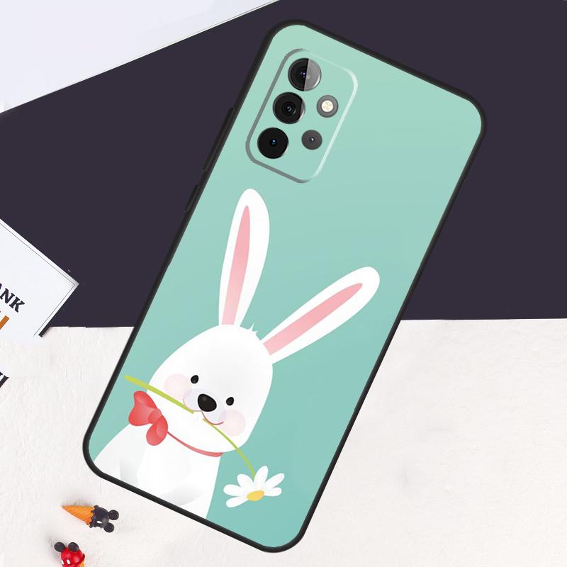 Bunny Rabbit Ears Cover For Samsung Galaxy A54 A34 A14 A52S A12 A22 A32 A52 A72 A13 A33 A53 A50 A51 A71 Case