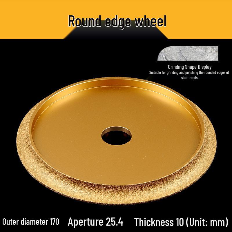 Tile Edge Wheel: Bevel & Round Edge Grinding, Resin Grooving Blade, Automatic Tile Cutting Machine