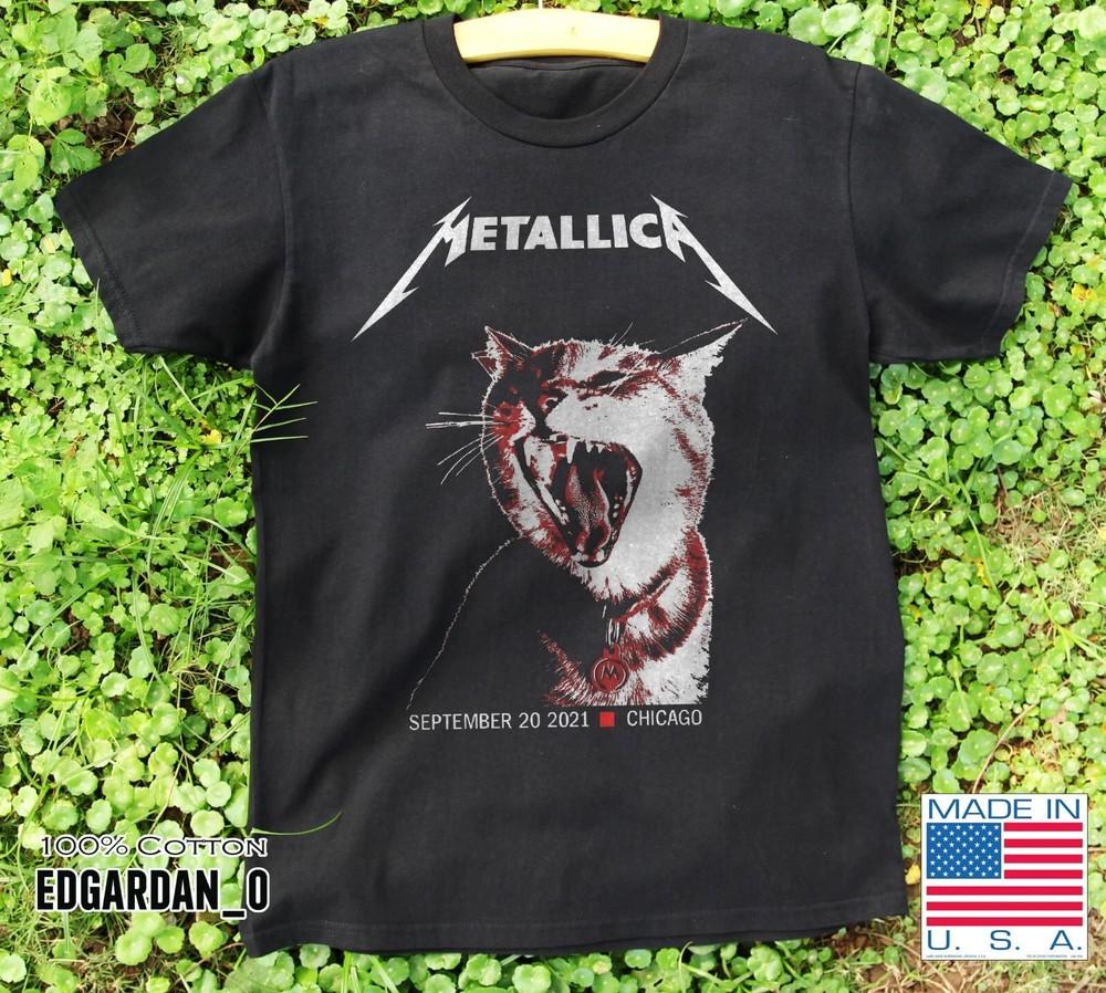 

Metallica Chicago Tour Black Unisex Size S-4XL Unisex T-Shirt S