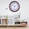 Home Wall Clock Living Room Simple Wood Grain Wall Clock Literary Clock Wooden Clock Wall Clock