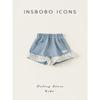 Insbobo Girls' Pants Summer Thin Style Baby Girl Jeans Children's Shorts 2025 Summer Outfit Baby Children's Clothing