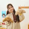 New Childlike Cute Dumpling Bag Cartoon Croissant Bag Mini Messenger Bag Female Soft Girl Portable Change Storage Bag