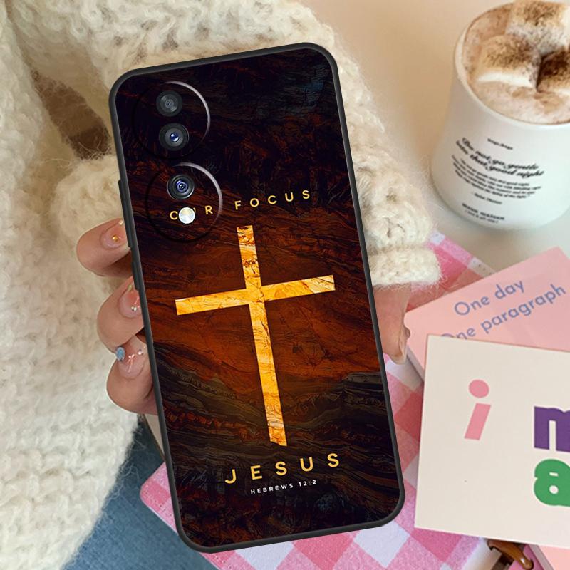 Faith Christian Jesus For Honor Magic 5 6 7 8 Pro Case For Honor 400 200 Lite 50 70 90 X8c X8b X9a X9b X9c X9d Win