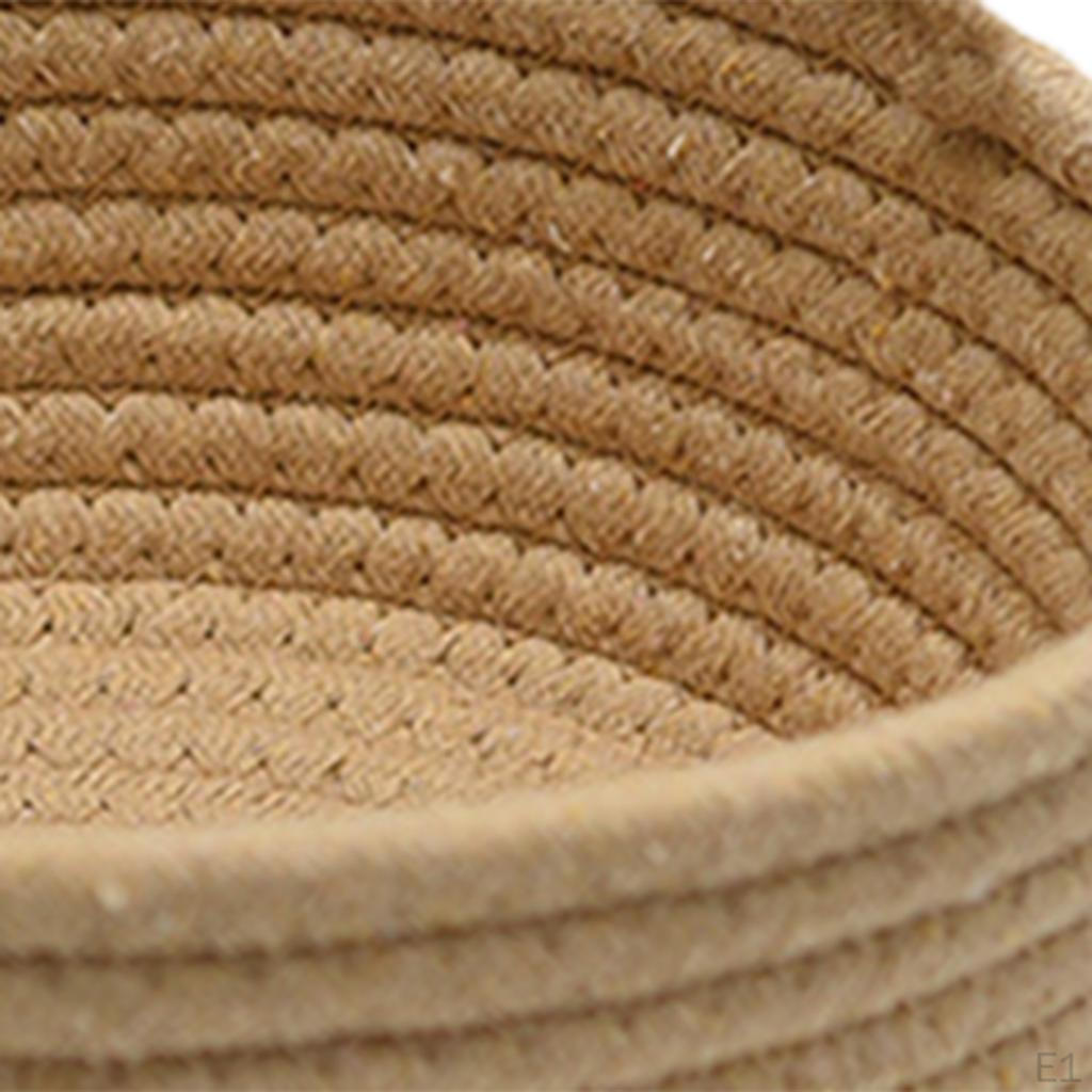 3 Stykker Bomullstau Kurver Småting Kurv Barnerom Vaskekurv for