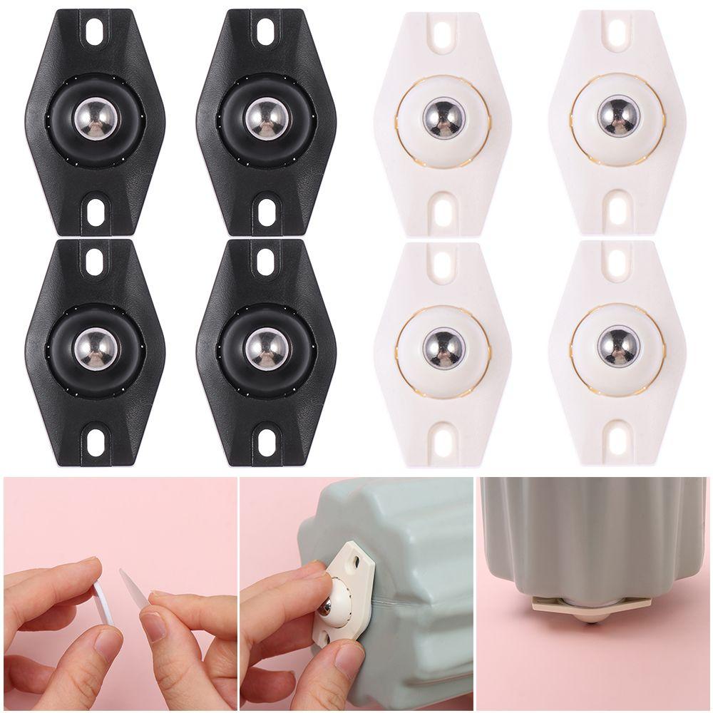 Mini Swivel Casters 360º Universal Wheels Paste Casters Self Adhesive Pulley Mini Universal Pulley