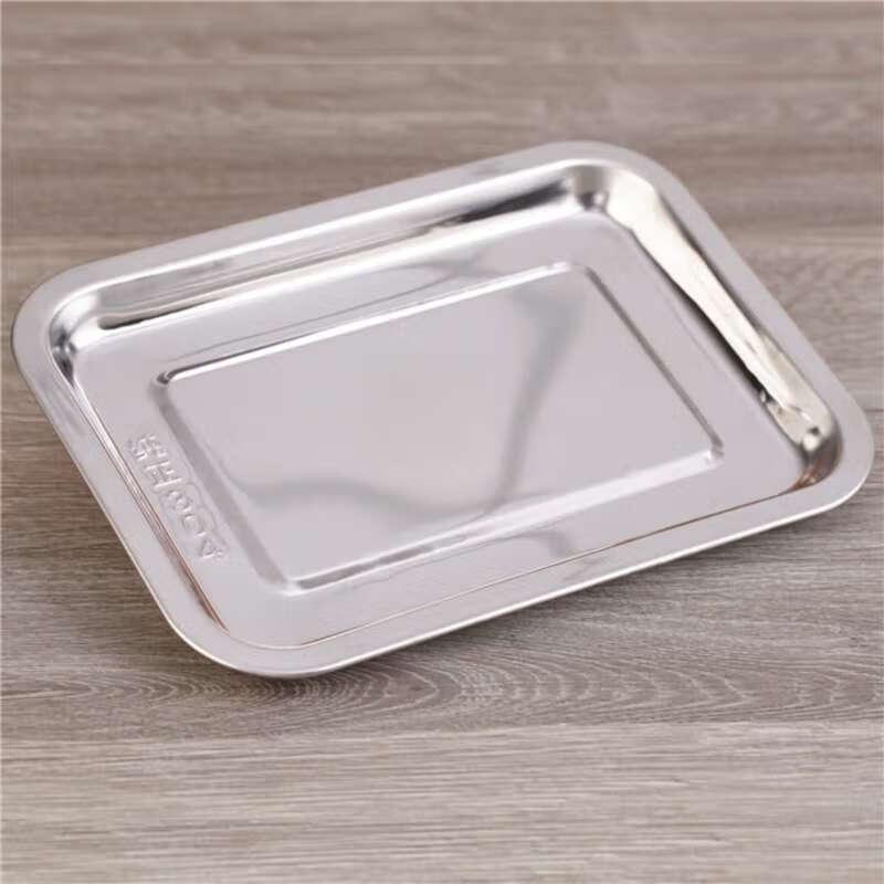 Jieyajie 304 Stainless Steel Rectangular Serving Tray