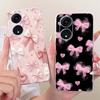 For OPPO Reno8 T 5G CPH2505 / Reno8 T CPH2481 (Reno 8T 4G) Cute Flower Butterfly Cat Painted Case Soft Silicone TPU Phone Cases
