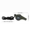 Safety Whistle Outdoor safety whistle with Lanyard Multi-functional Alarm Device High Decibel Safety Whistle Survival Whistle