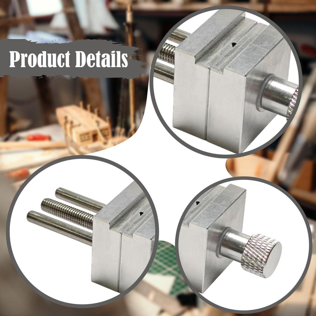 Nastavitelný mini stolní svěrák pro DIY šperky a řezbářské úkoly