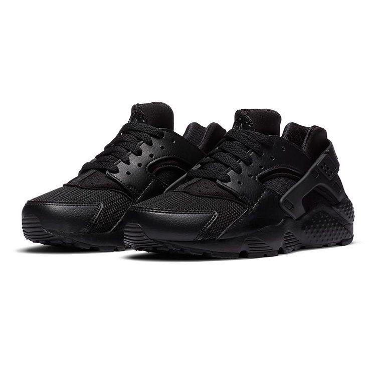 Nike Huarache Run 'Triple Black' Gs 654275-016