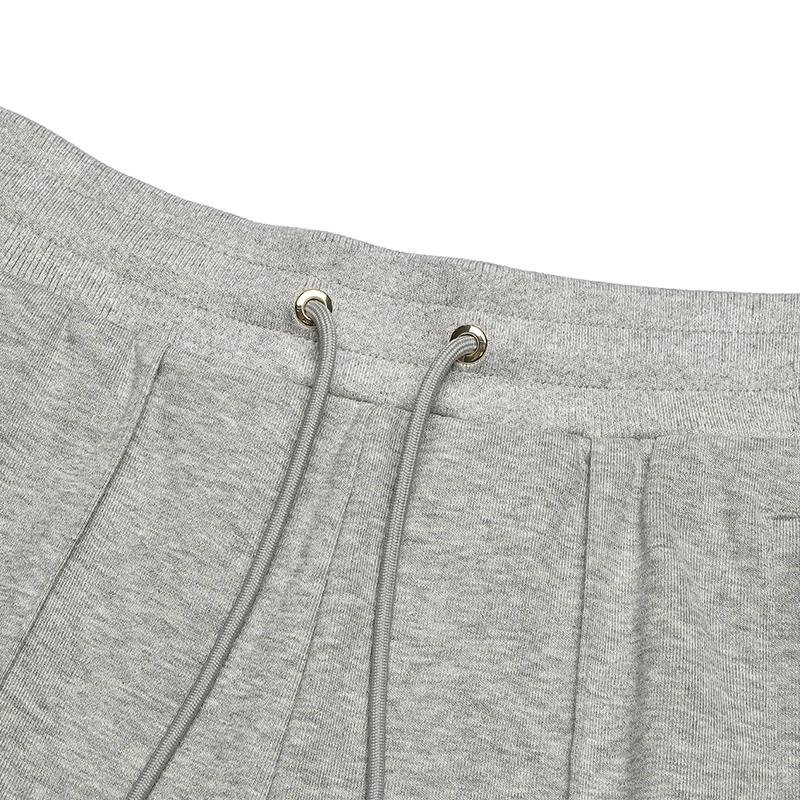 New FILA MILANO Italian Luxury Sports Collection Knitted Sweatpants Women's Fresh Heather Gray F11W445601FMG