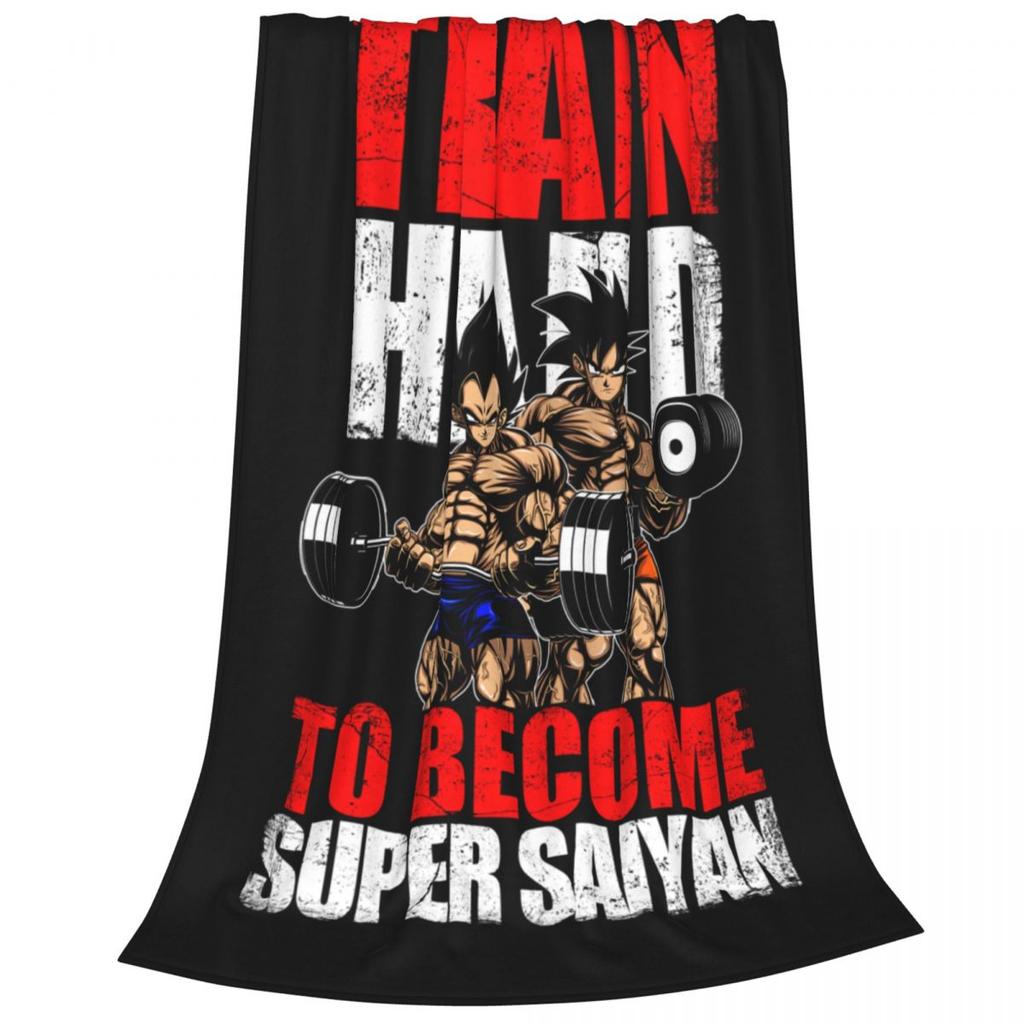 Gohan Blanket Dragon Ball Z Goku Vegeta DBZ Wool Awesome Warm Throw Blankets for Coverlet Spring Autumn