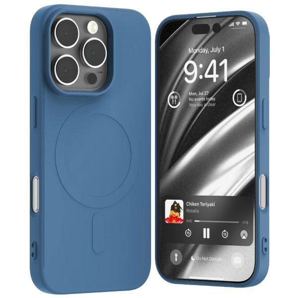 Etui do iPhone 16 Pro Mercury MagSafe Niebieskie