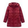 Down Cotton-padded Clothes Women's Medium and Long Slim-fitting and Thin Thickened Cotton-padded Clothes, New High-end Warm Cotton-padded Jackets