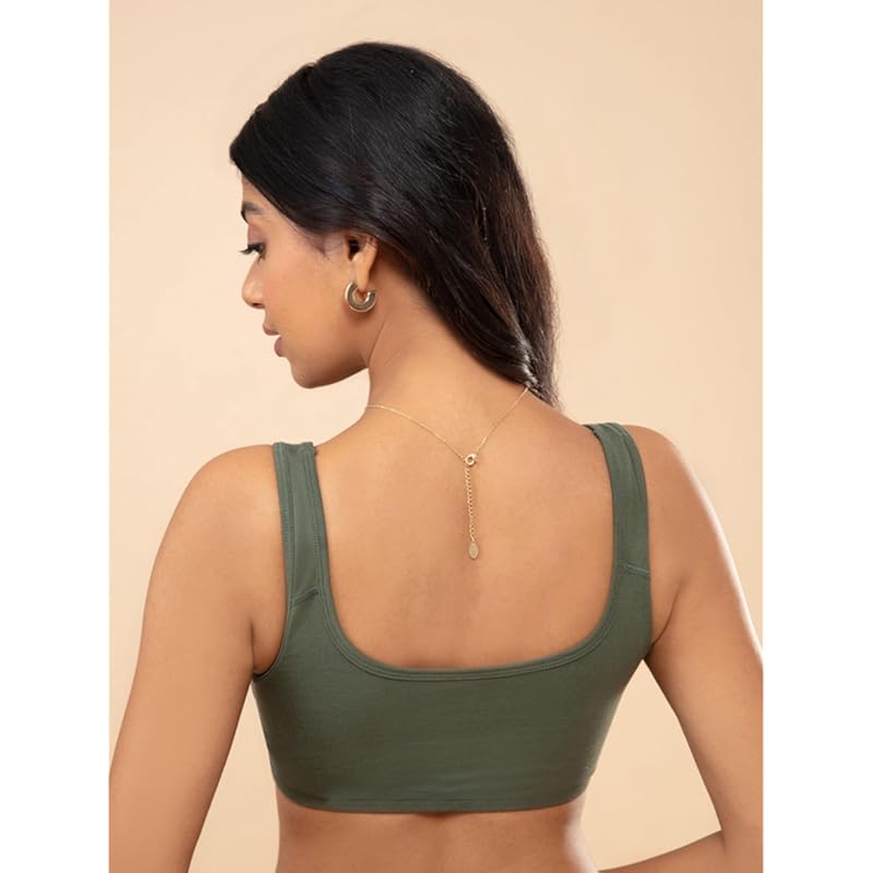 NYKD Soft Cup Easy Peasy Slip On Everyday Bra for Women, Wireless, Full Coverage, Support Shaper, Non Padded Sports Bra-