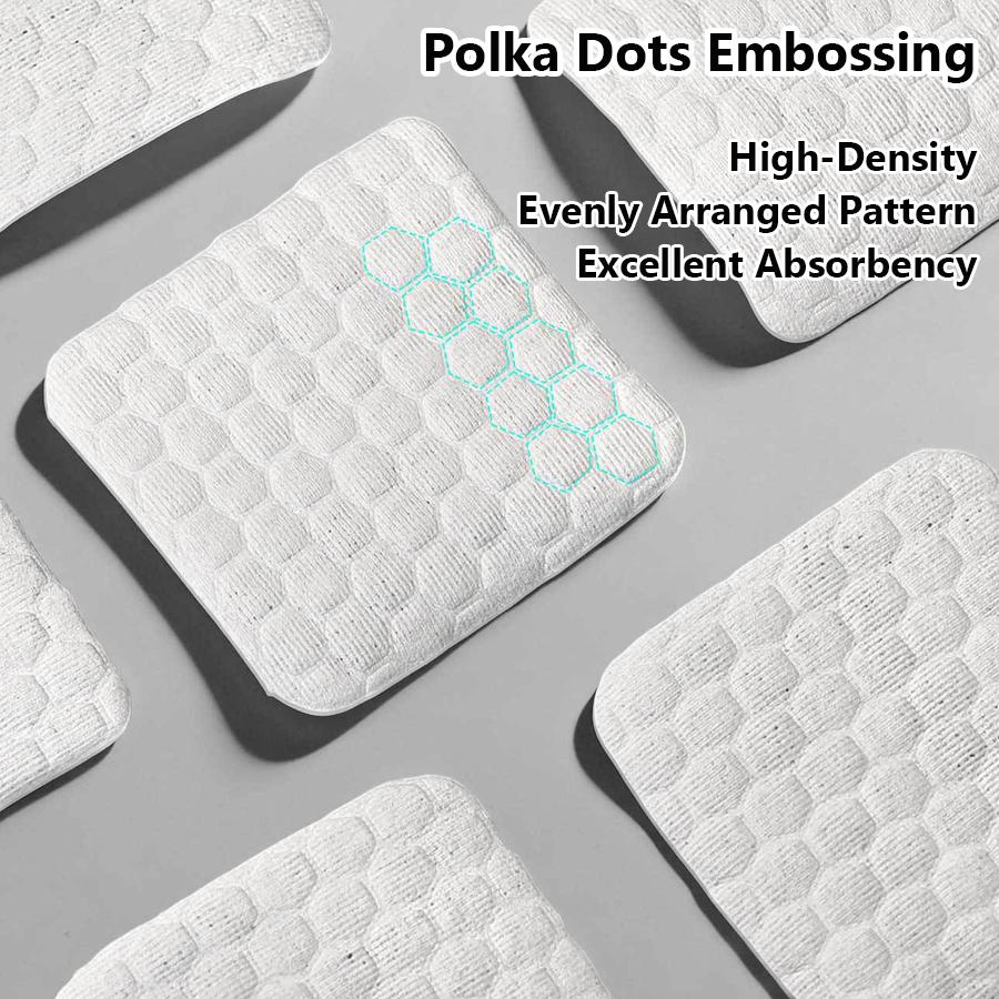 200Pcs Lint Free Nail Wipes Durable Nail Cleaner Pads Manicure Tool for Removing Nail Polish and Cleansing Gel