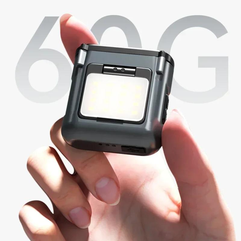 Ultra Bright Mini Rechargeable Head Lamp LED Clip On Cap Light Waterproof Sensor Hat Light Flashlight Headlamp for Fishing Camp