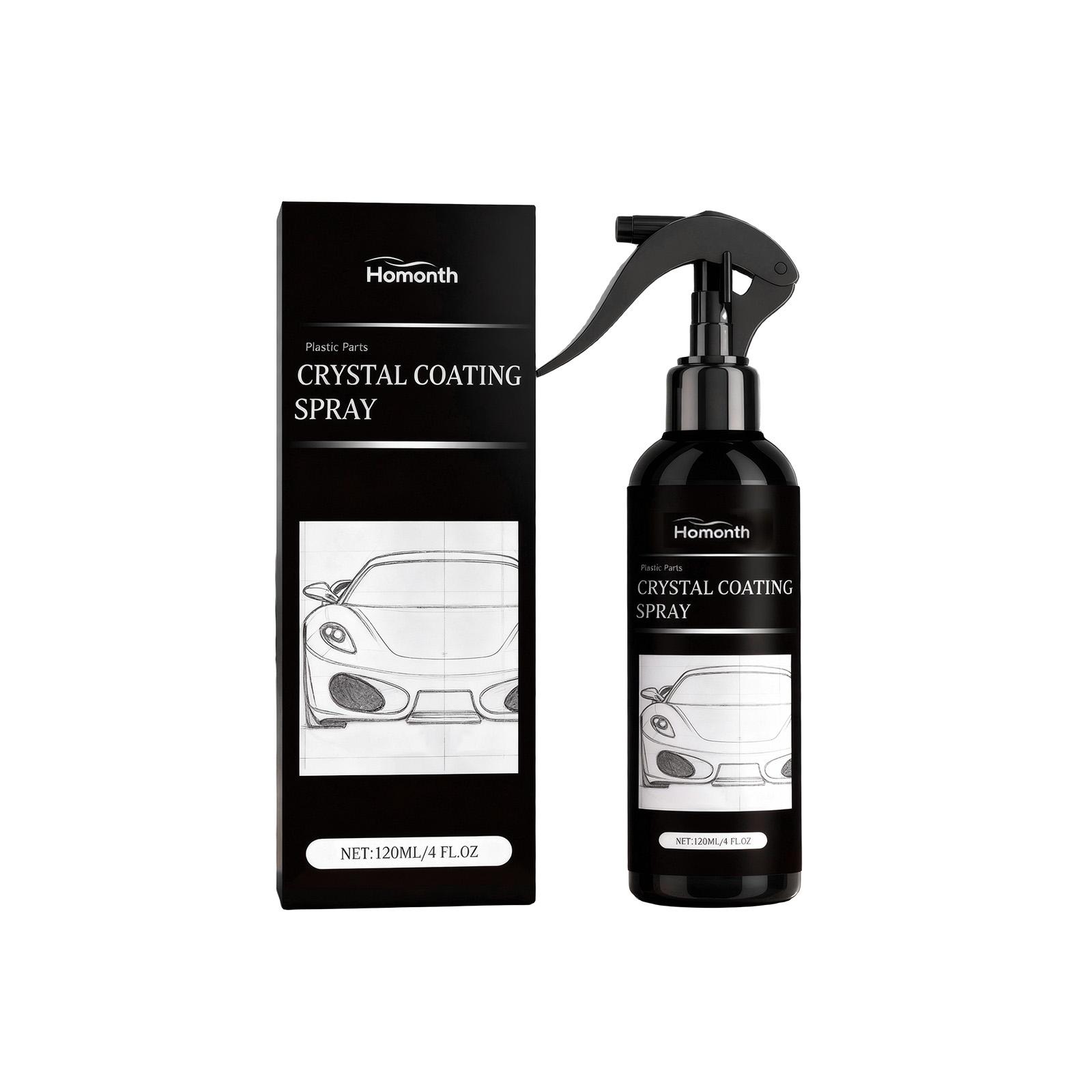 Homonth car paint coating agent, hydrophobic, antifouling, brightening and gloss paint surface, daily maintenance coating 120ml