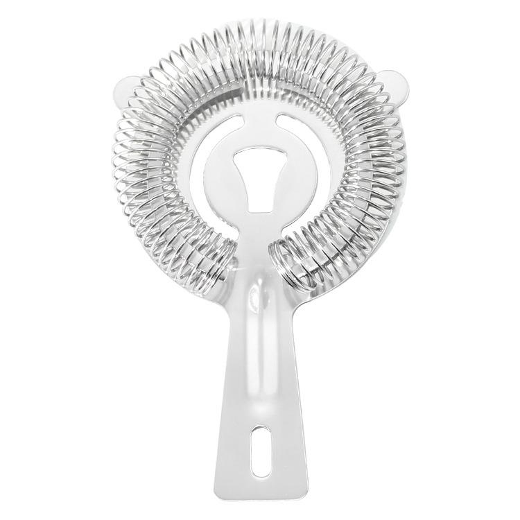 New 4 Color Bar Strainer Sprung Cocktail Strainer Stainless Steel Deluxe Strainer Bar Tools with Spring For Bartenders Filtering серебряный