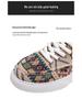 Men's Trendy Breathable Canvas Slip-On Sneakers - Versatile Summer Half-Slippers