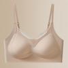 Lace beautiful back seamless gathering, pull anti-sagging, close sub-breast fixing cup, liquid foundation text