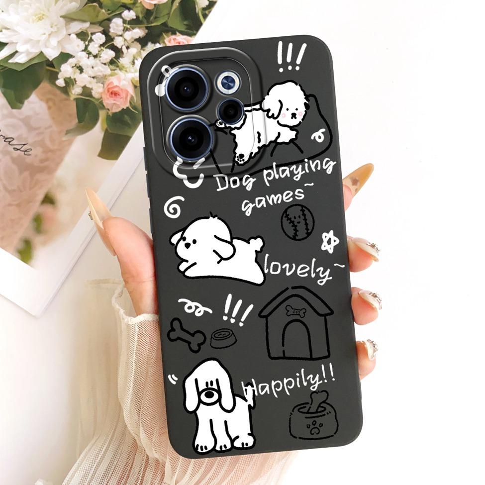 For Oppo CPH2801 Phone Case For Oppo Reno 15F Casing Silicone Luxury Fashion Flowers Kawaii Cute Painted Cover For Oppo Reno15 F