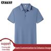 AETEL Men's Ice Silk Short Sleeve Polo Shirt