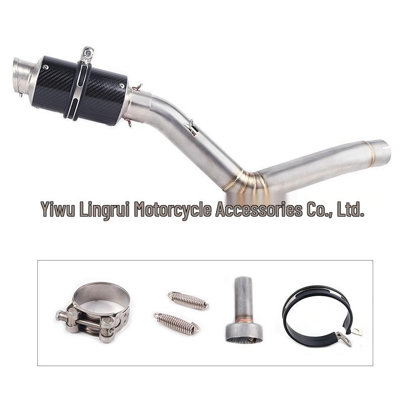 Exhaust Pipe for Benelli TRK502X Motorcycle - Adventure Bike Mid-section Compatible