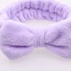 Make-up Hoofdband Effen Kleur Hoge Elasticiteit Huidvriendelijk Strikje Koraalvlies Haarband Haaraccessoires