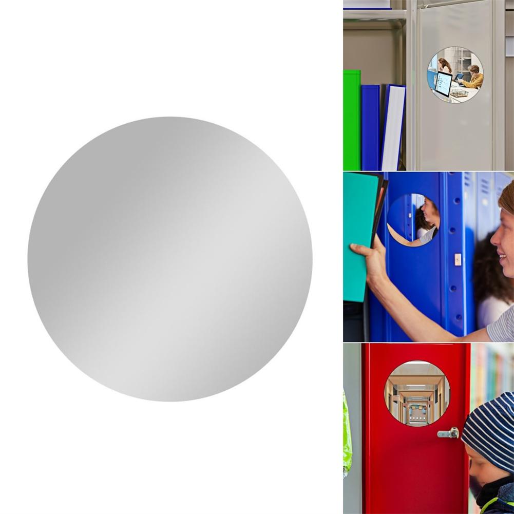 Enkel montering College 5,9 tum Rund spegel Skolskåpspegel Distorsionsfri Skyddande beläggning Jämna kanter