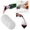 10/20Pcs Silver Foldable Wine Pourer Discs Aluminum Foil Drip-Proof Wine Pour Spout Dro-p Stop Pouring Spout for Wine Bottles