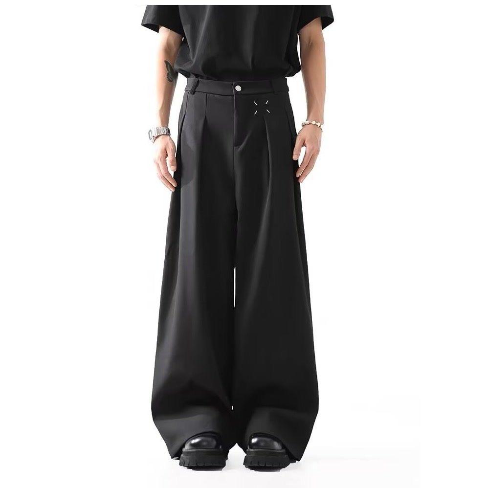 

Чоловічі чорні широкі штани Margiela - Повсякденний та професійний одяг для весни та осені 3X-Large