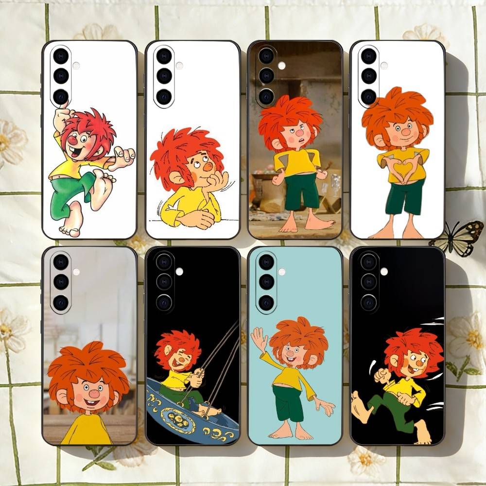 M-Meister E-Eder und Sein Pumuckl Phone Case For Samsung Galaxy A73,A72,A71,A70,A53,A52,A51,Soft Silicone Black Cover