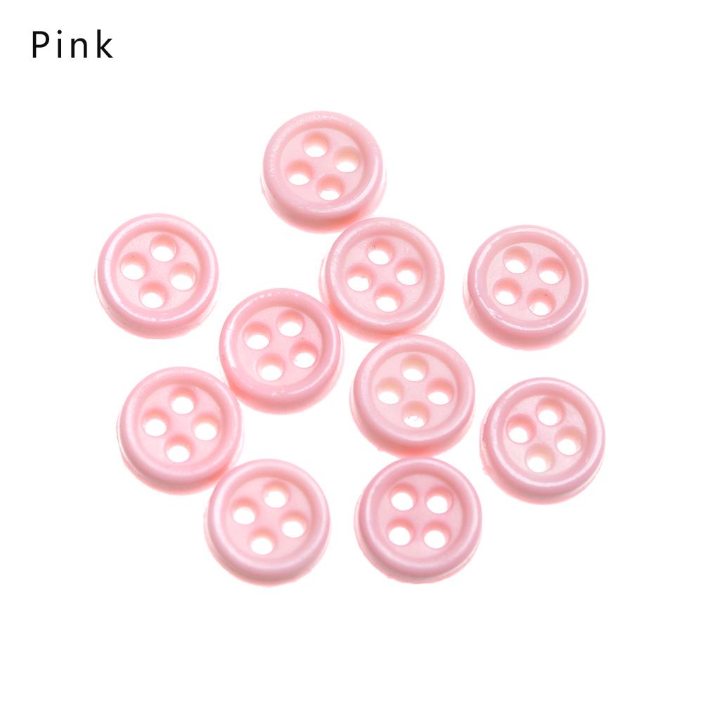 20/40pcs 5mm Mini Button DIY Doll Clothes Metal Printed Buckle Heart Pattern Buckles for 1/6 Doll Clothing Sewing Accessories