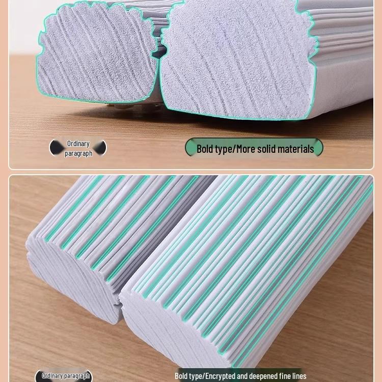 Foldable Sponge Mop Replacement - Squeeze & Absorbent PVA Head for Household Cleaning.