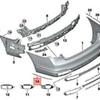 Suitable BMW 7 Series G11 G12 Bright Trim Strips for Left & Right (Models 51127365559, 51127365560).