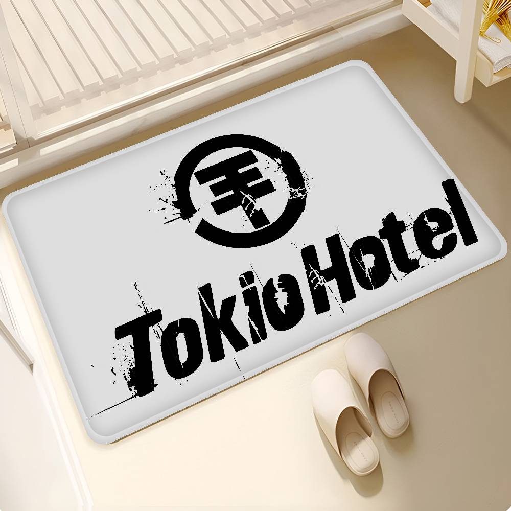 T-Tokio H-Hotel Band Floor Carpet Kids Room Bedroom Decoration Balcony Anti-Slip Doormat Living Room Hotel Decor Mat